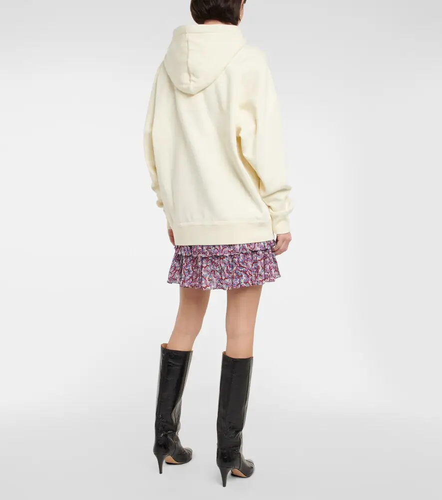 Marant Étoile Mansel logo cotton-blend hoodie | Thumbnail 4