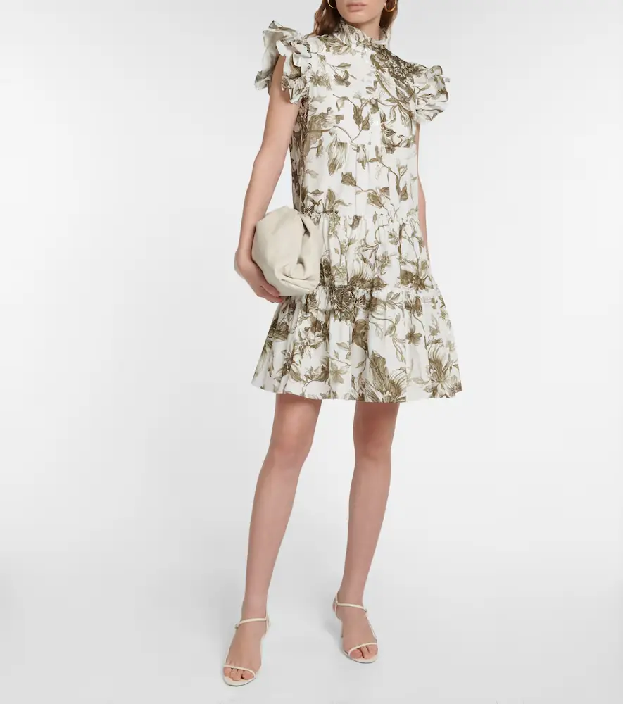 Erdem Pomona printed cotton minidress | Thumbnail 2 Erdem Pomona printed cotton minidress | Thumbnail 2