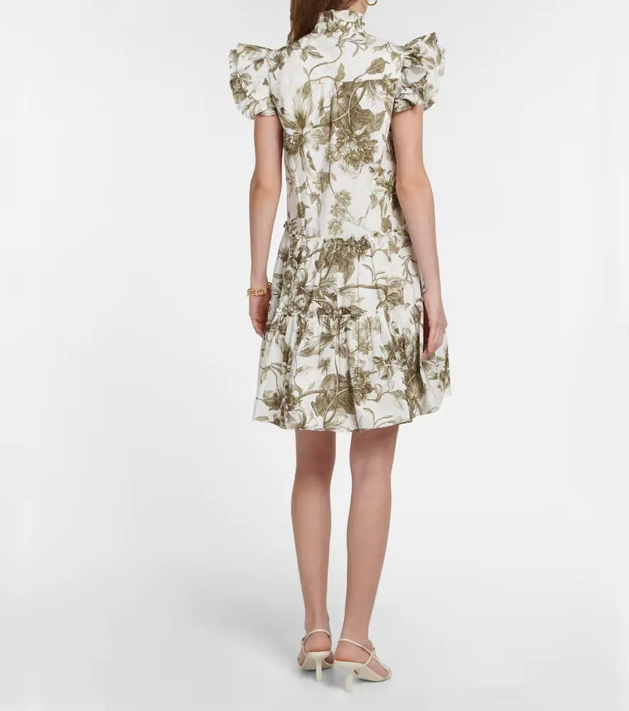 Erdem Pomona printed cotton minidress | Thumbnail 3 Erdem Pomona printed cotton minidress | Thumbnail 3
