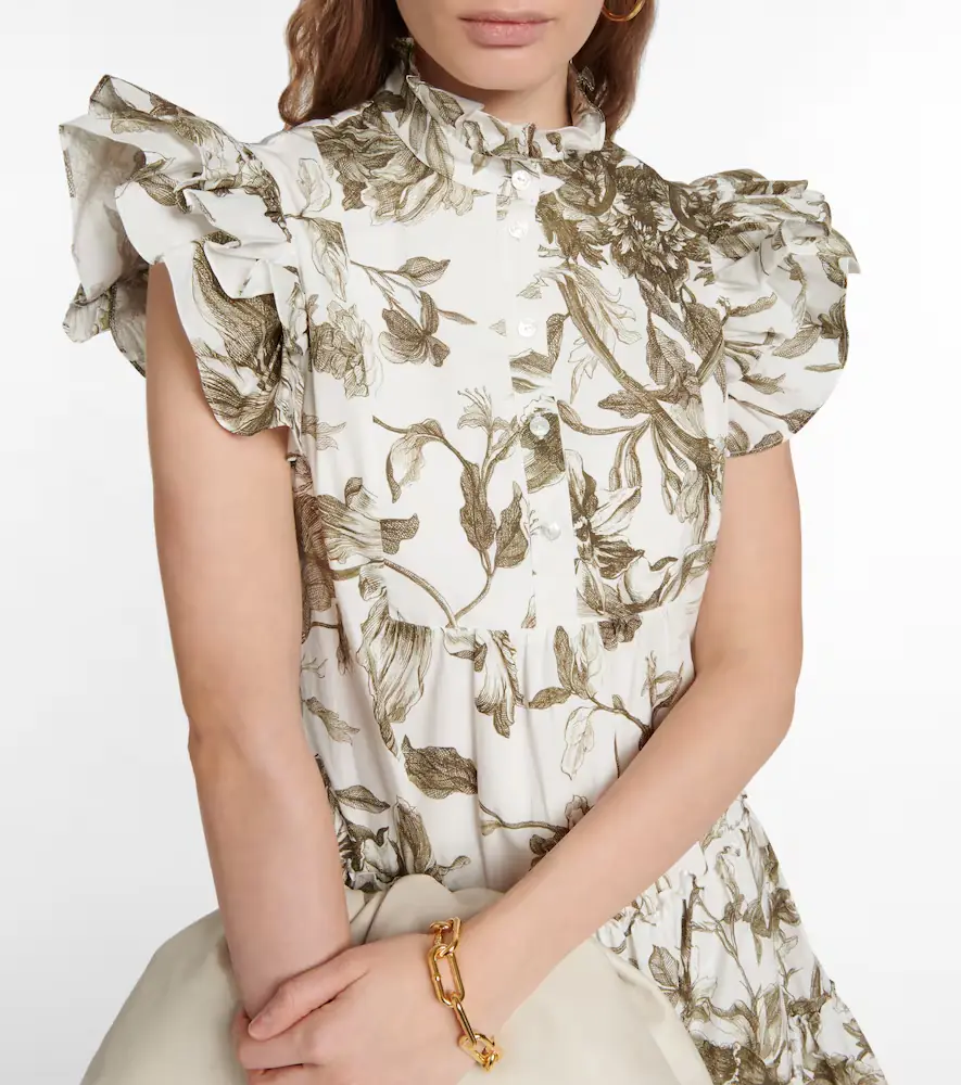 Erdem Pomona printed cotton minidress | Thumbnail 4 Erdem Pomona printed cotton minidress | Thumbnail 4