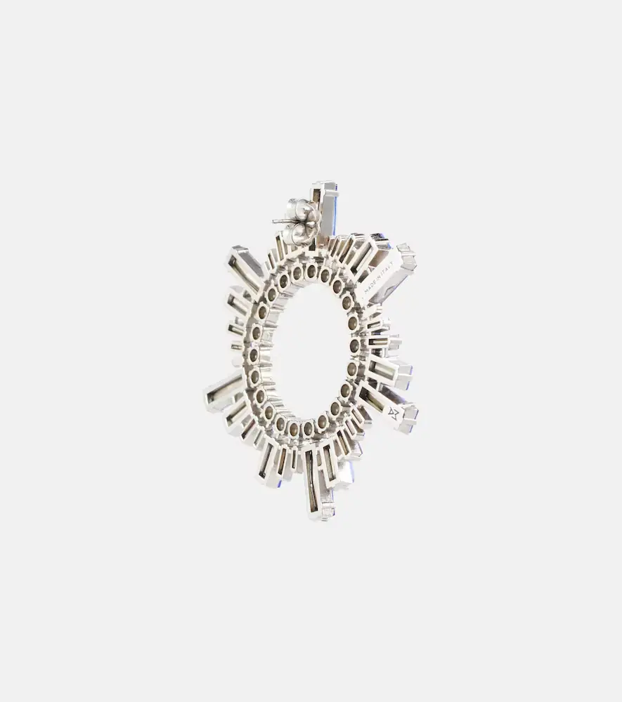 Amina Muaddi Begum crystal-embellished earrings | Thumbnail 2