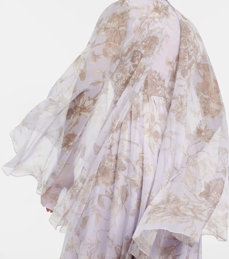 Erdem Chiara printed silk gown | Thumbnail 4