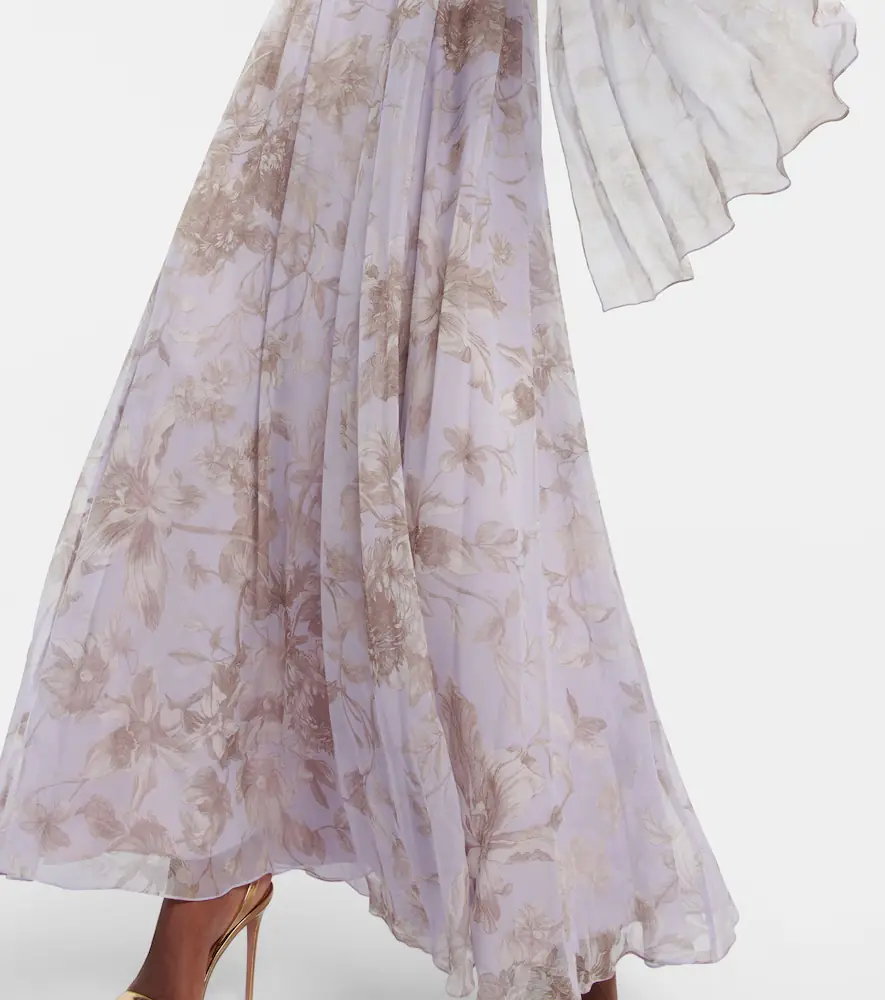 Erdem Chiara printed silk gown | Thumbnail 5