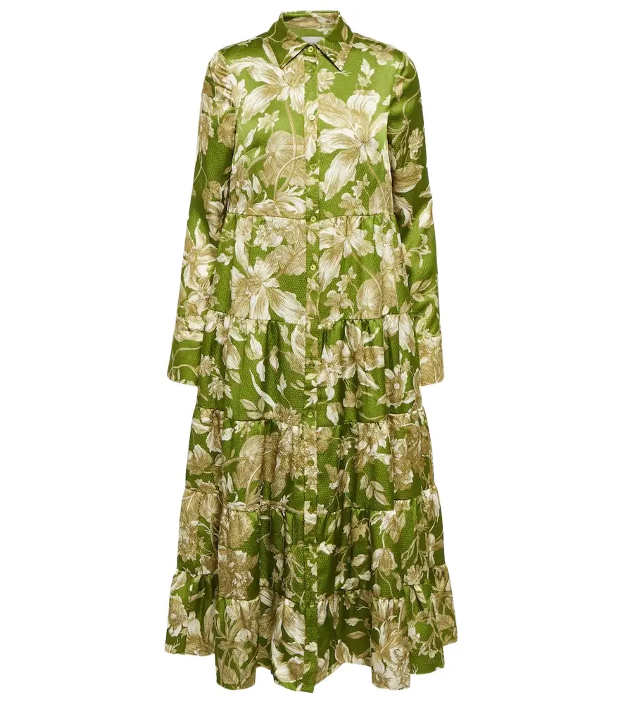 Erdem Palmira floral midi dress