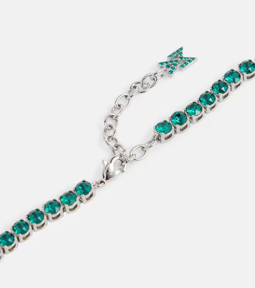 Amina Muaddi Tennis crystal-embellished necklace | Thumbnail 3 Amina Muaddi Tennis crystal-embellished necklace | Thumbnail 3