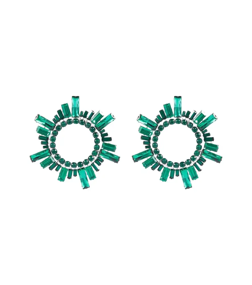 Amina Muaddi Begum crystal-embellished earrings