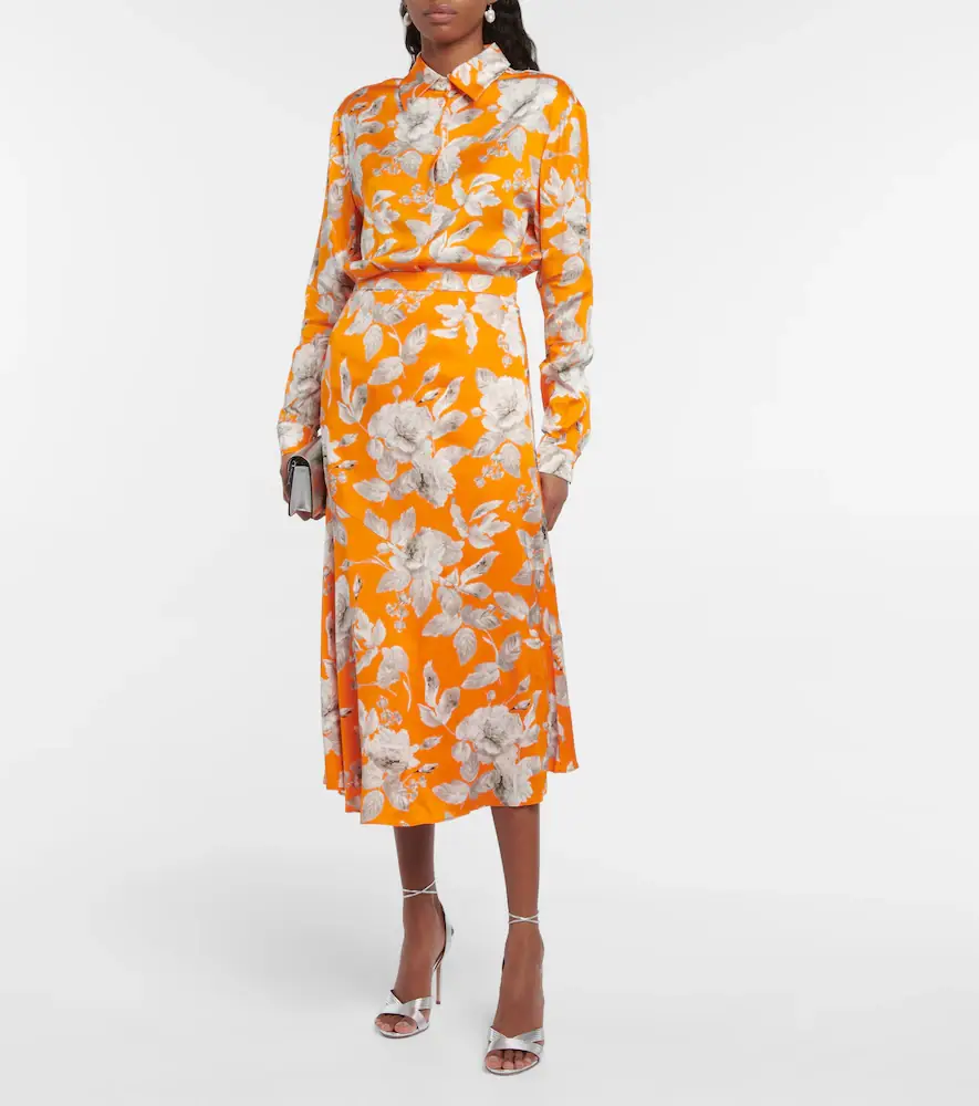 Erdem Lillia floral satin blouse | Thumbnail 3