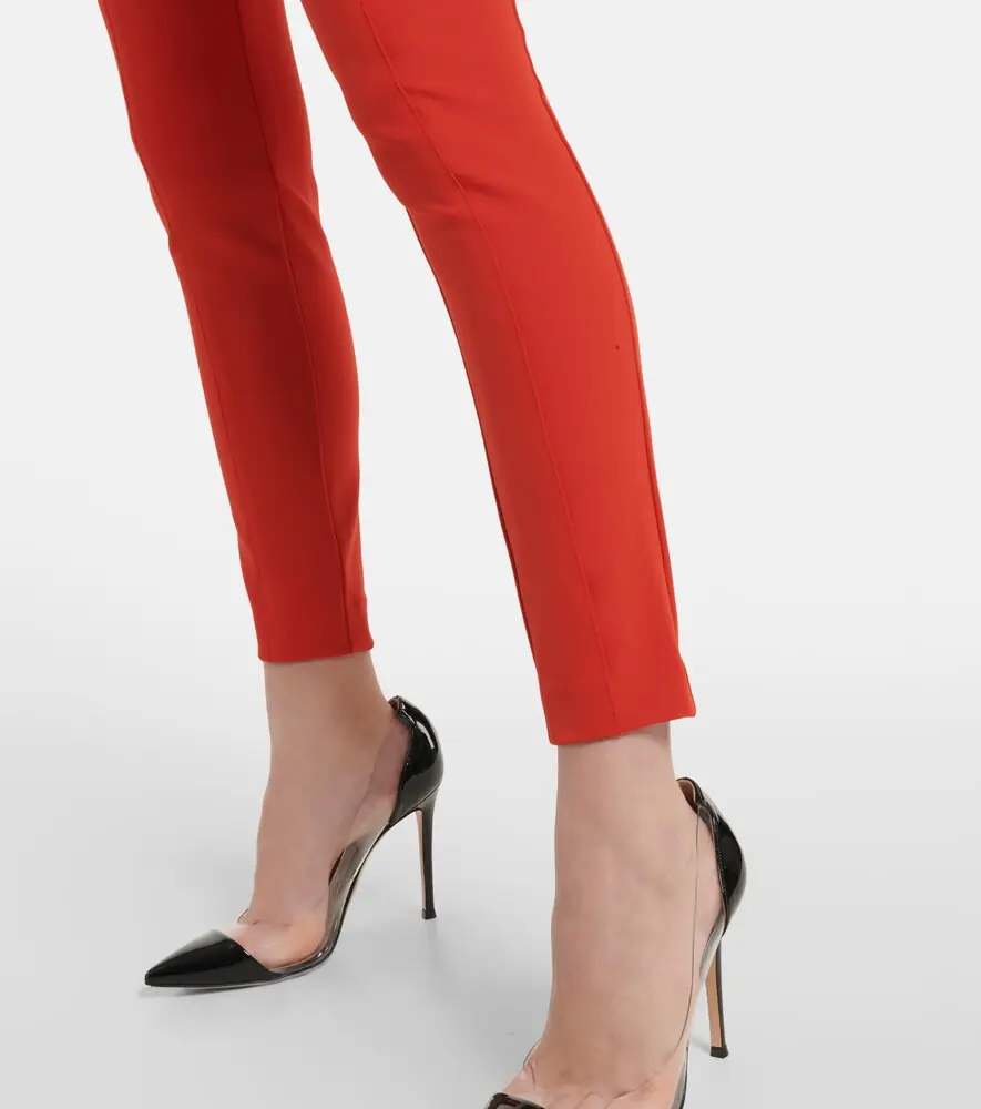Veronica Beard High-rise skinny scuba pants | Thumbnail 5