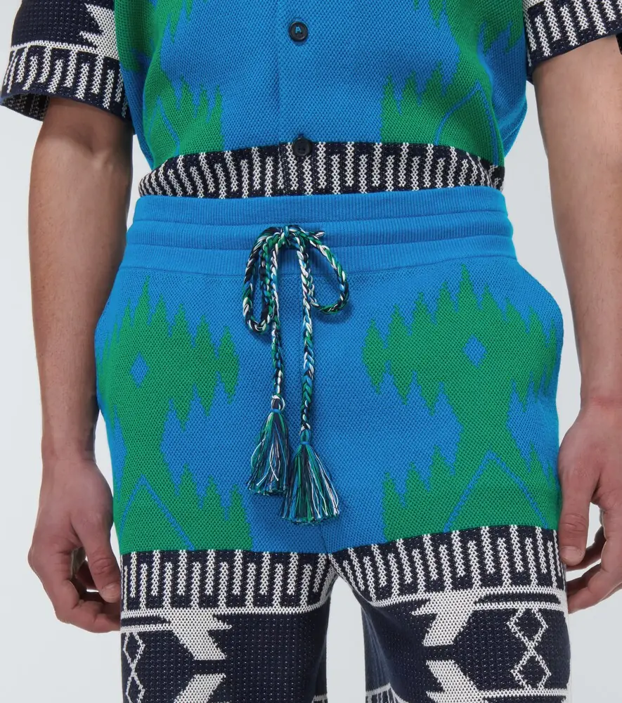 Alanui Cotton Piquet Icon jacquard shorts | Thumbnail 3 Alanui Cotton Piquet Icon jacquard shorts | Thumbnail 3
