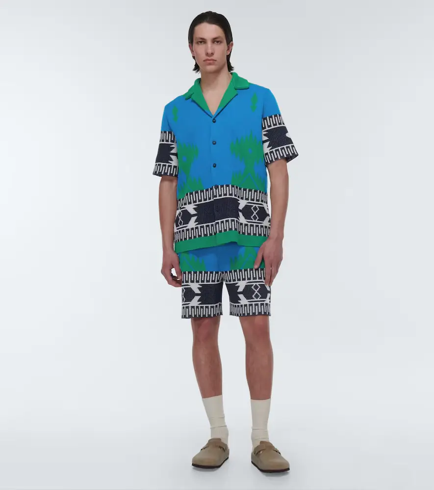 Alanui Cotton Piquet Icon jacquard shorts | Thumbnail 4 Alanui Cotton Piquet Icon jacquard shorts | Thumbnail 4