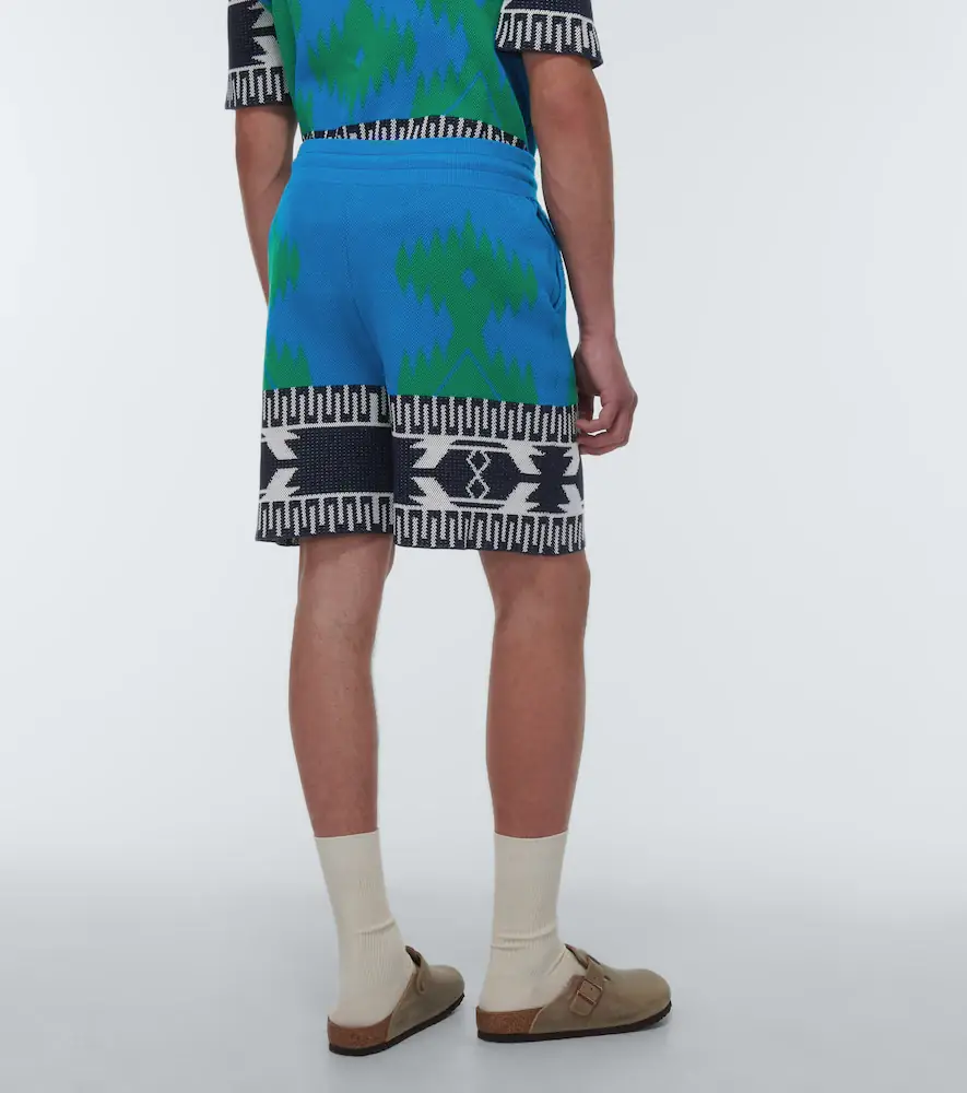 Alanui Cotton Piquet Icon jacquard shorts | Thumbnail 5 Alanui Cotton Piquet Icon jacquard shorts | Thumbnail 5