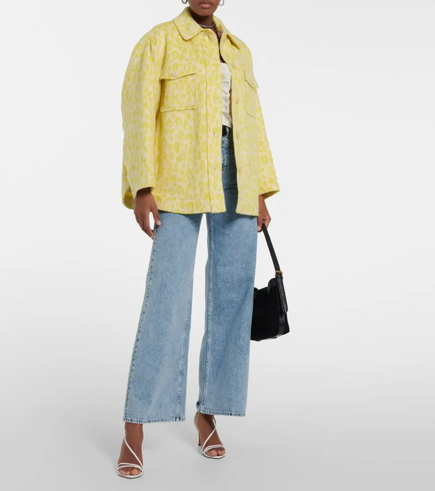 Isabel Marant Printed virgin wool overshirt | Thumbnail 4