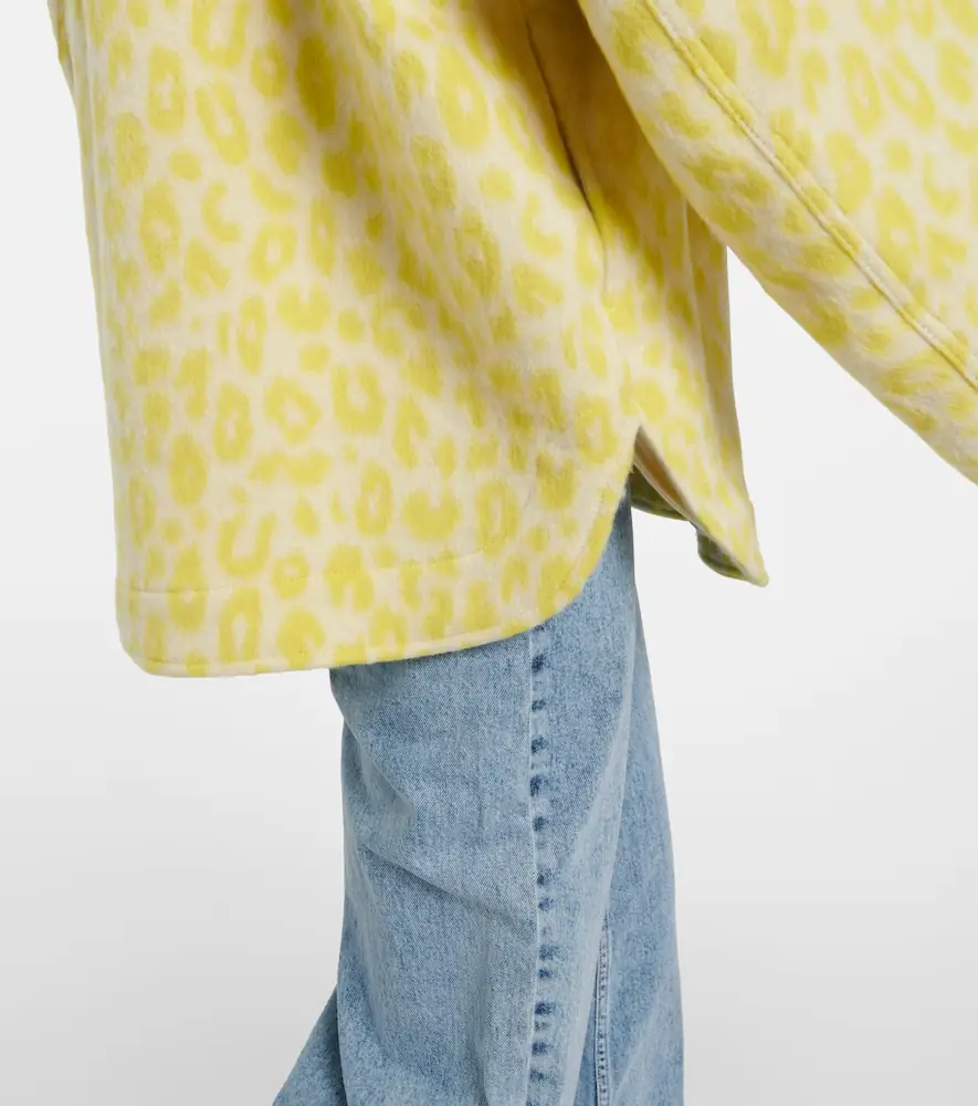 Isabel Marant Printed virgin wool overshirt | Thumbnail 5