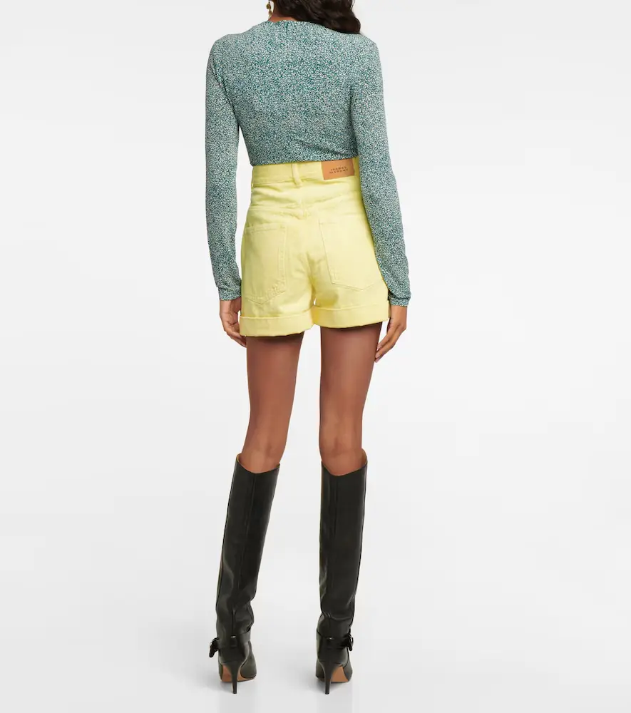 Isabel Marant Vetanio high-rise denim shorts | Thumbnail 2 Isabel Marant Vetanio high-rise denim shorts | Thumbnail 2