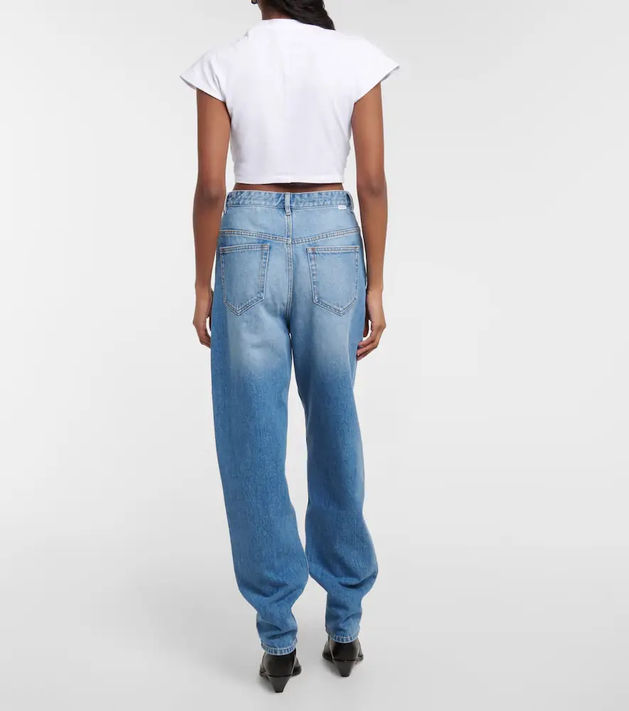 Isabel Marant Zineae cotton jersey crop top | Thumbnail 2