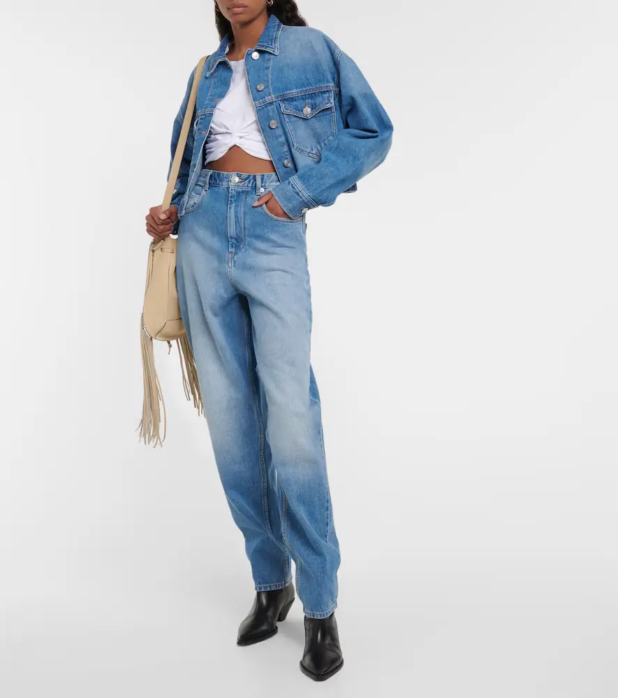 Isabel Marant Zineae cotton jersey crop top | Thumbnail 3