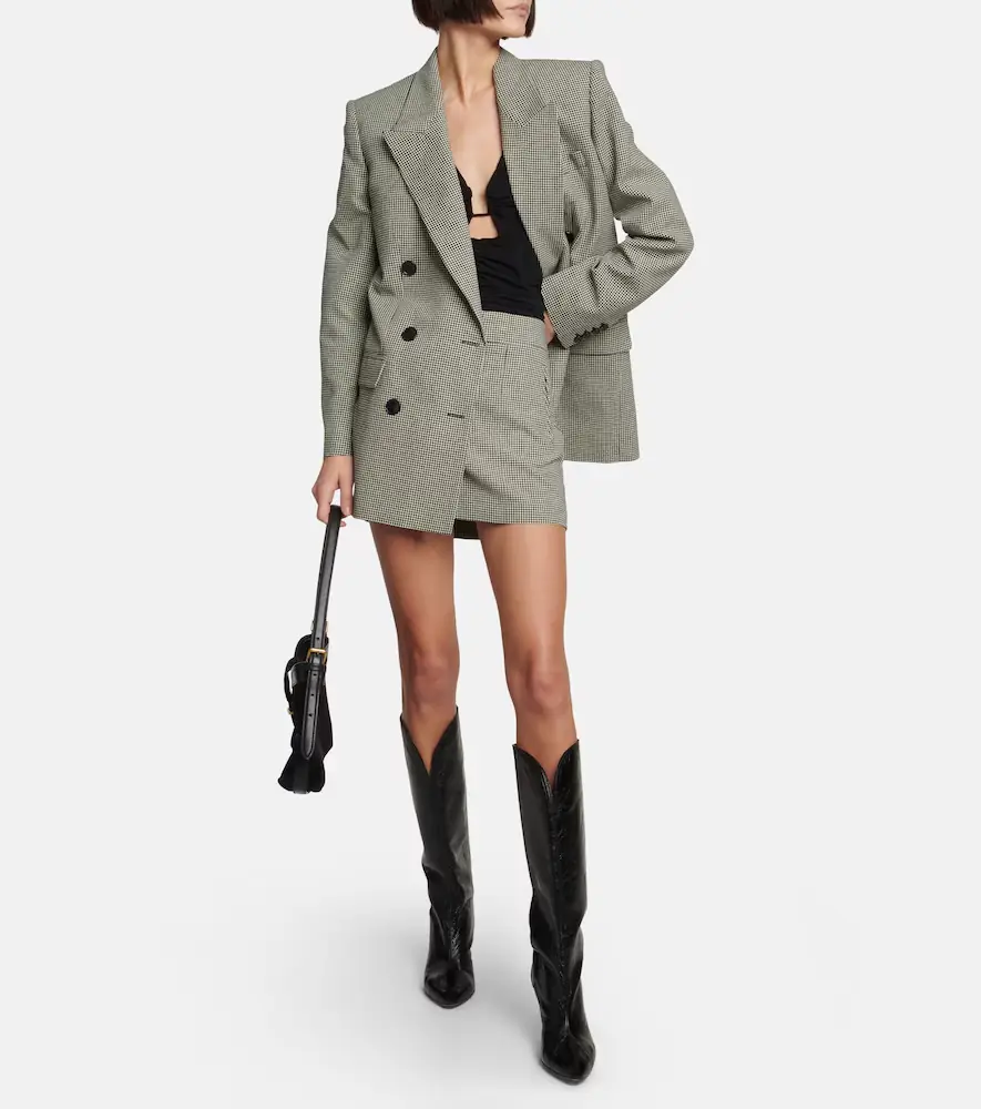 Isabel Marant Licoba crêpe miniskirt | Thumbnail 2 Isabel Marant Licoba crêpe miniskirt | Thumbnail 2