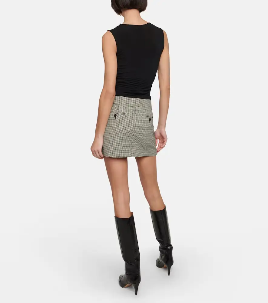 Isabel Marant Licoba crêpe miniskirt | Thumbnail 3 Isabel Marant Licoba crêpe miniskirt | Thumbnail 3
