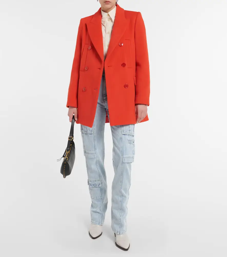Isabel Marant Lileya wool and cashmere blazer | Thumbnail 3