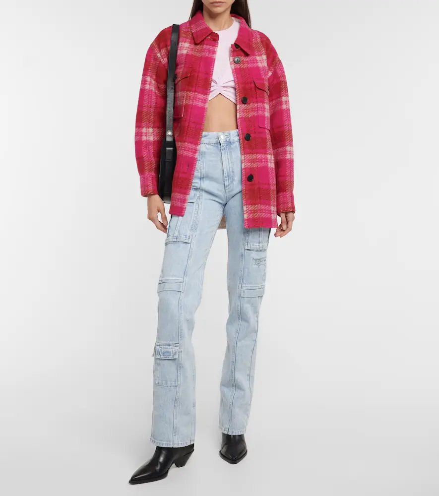 Isabel Marant Zineae cotton jersey crop top | Thumbnail 4