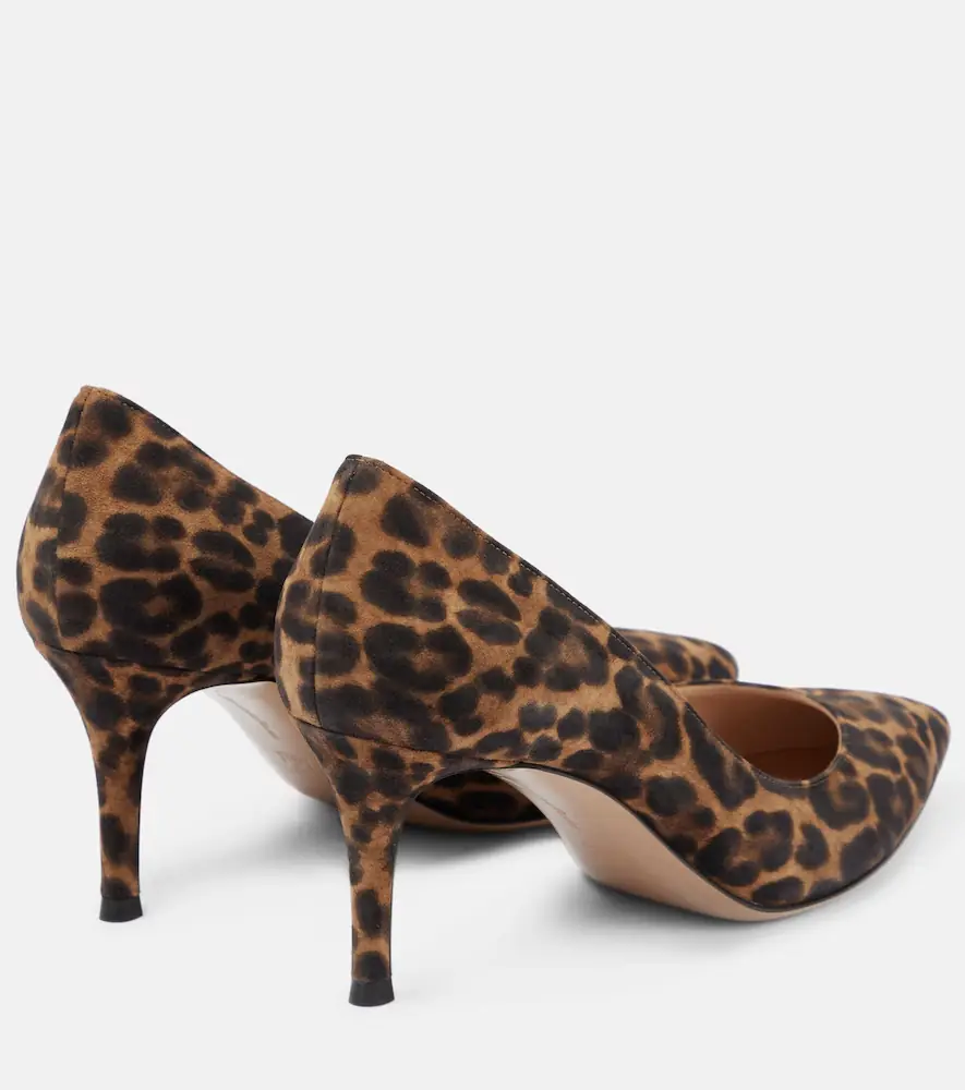 Gianvito Rossi Gianvito 70 leopard-print suede pumps | Thumbnail 4