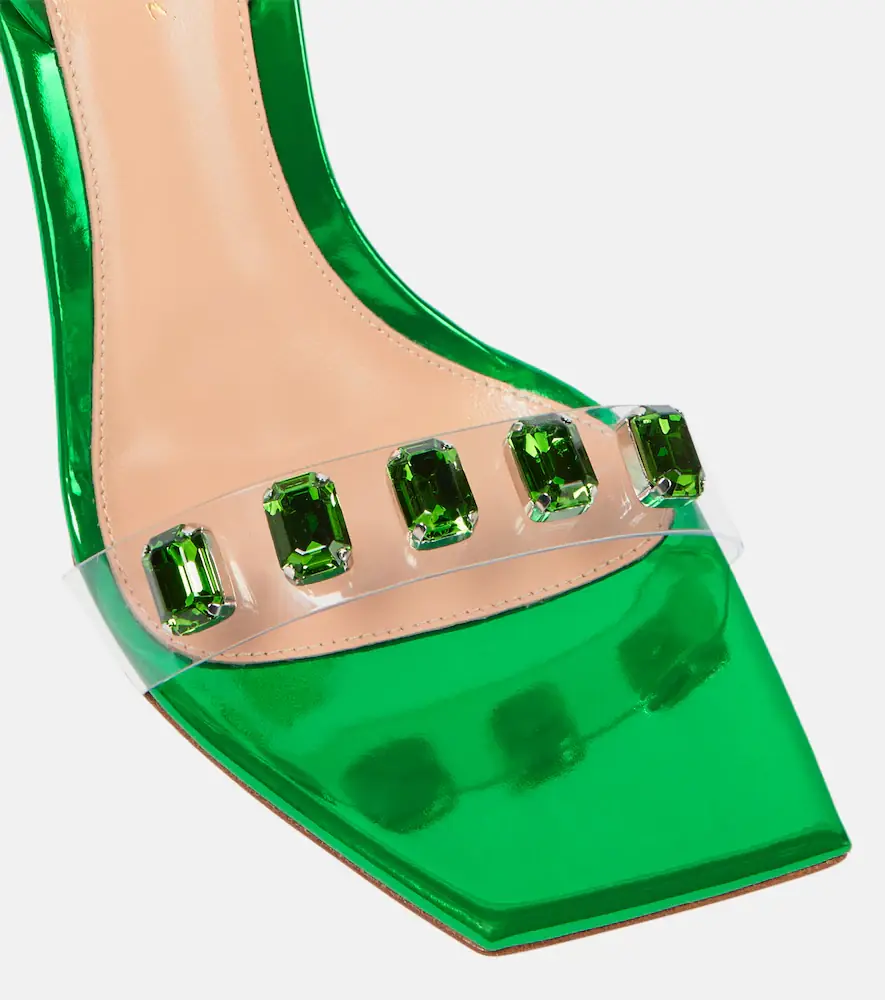 Gianvito Rossi Ribbon Candy 105 leather sandals | Thumbnail 6