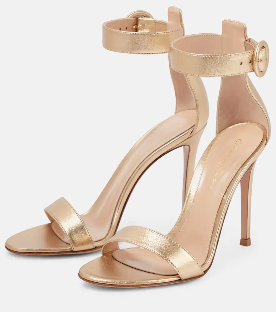 Gianvito Rossi Portofino 105 leather sandals | Thumbnail 3