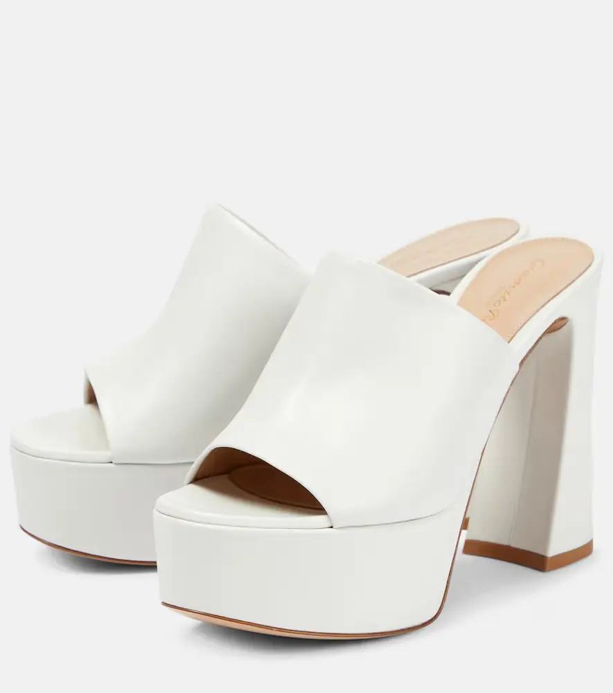 Gianvito Rossi Holly leather platform mules | Thumbnail 6 Gianvito Rossi Holly leather platform mules | Thumbnail 6