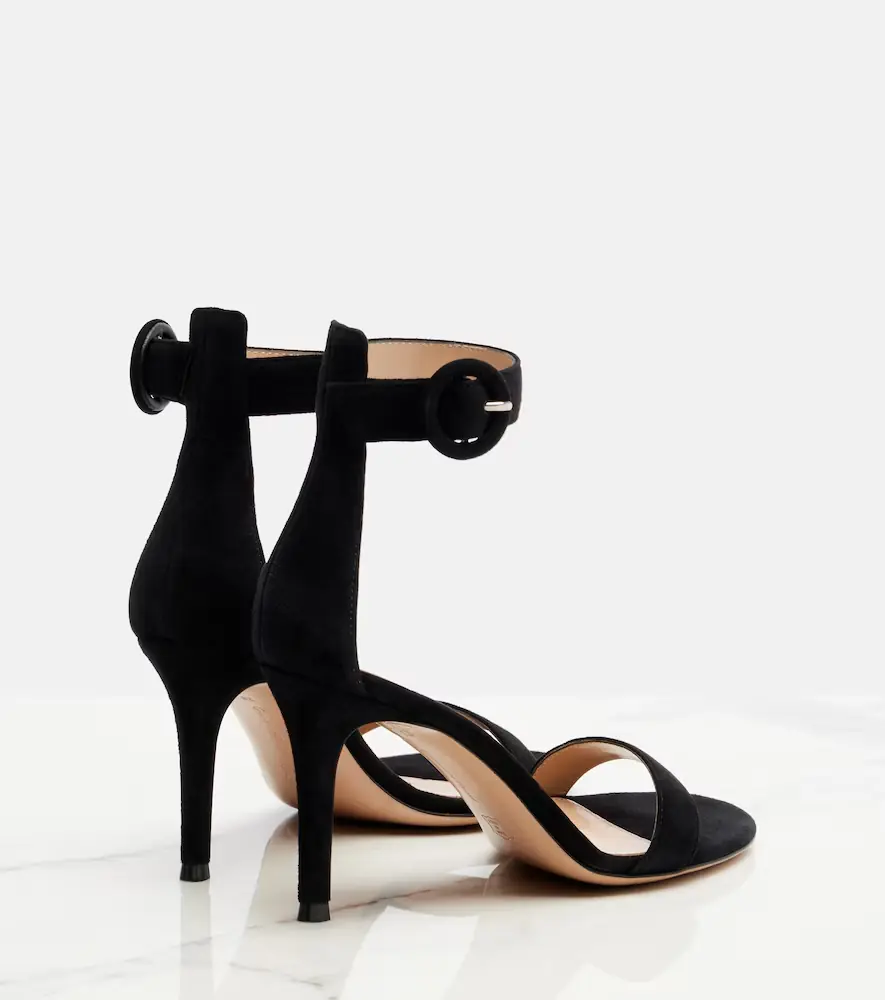 Gianvito Rossi Portofino 85 suede sandals | Thumbnail 2
