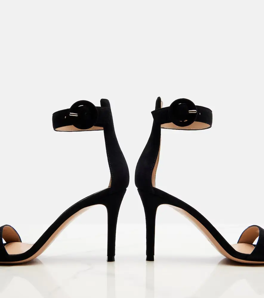 Gianvito Rossi Portofino 85 suede sandals | Thumbnail 3