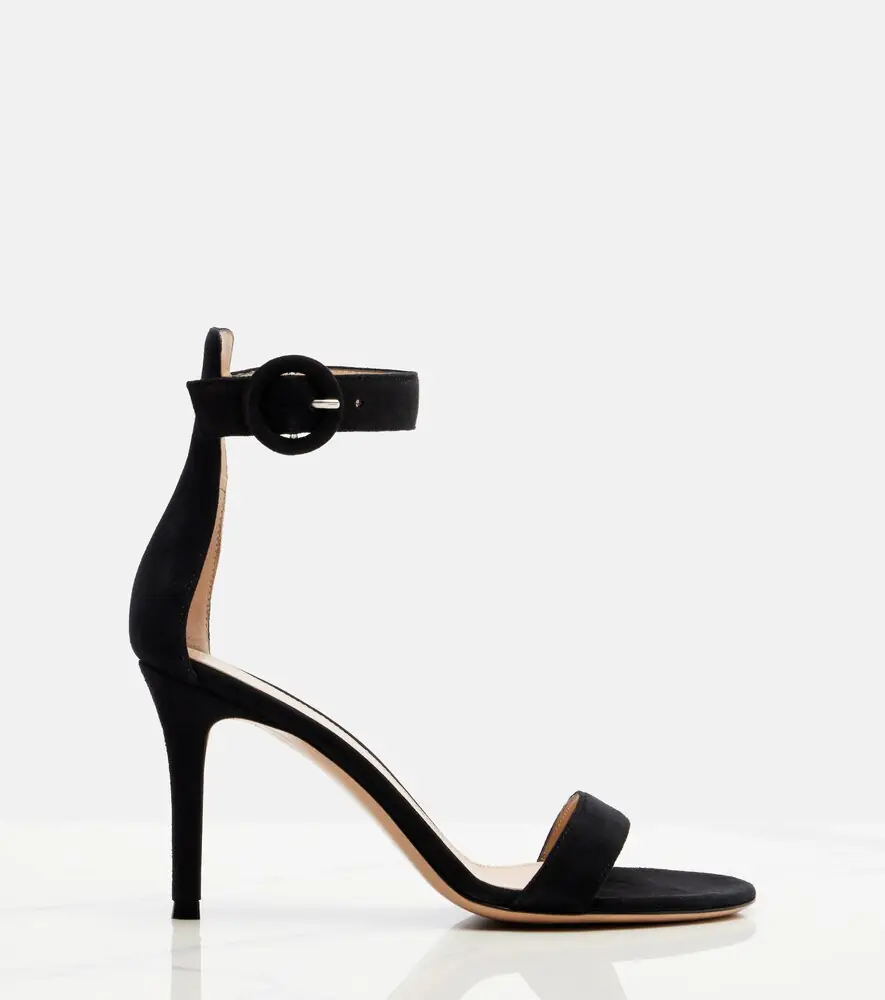 Gianvito Rossi Portofino 85 suede sandals | Thumbnail 4