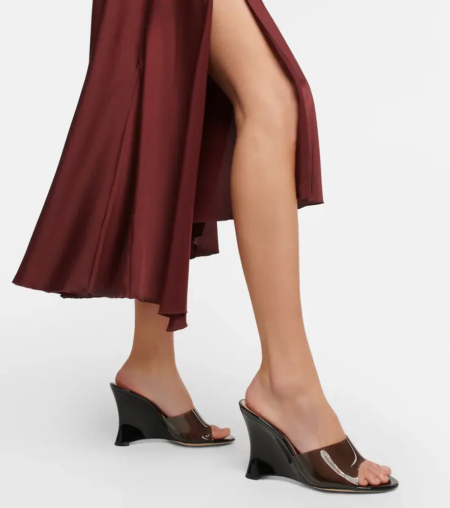 Gianvito Rossi Wedge leather sandals | Thumbnail 3