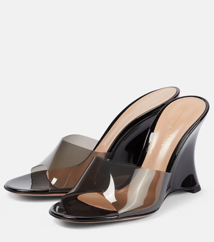 Gianvito Rossi Wedge leather sandals | Thumbnail 4