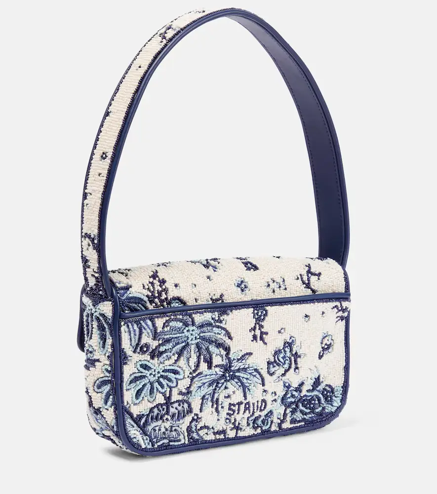 Staud Tommy beaded shoulder bag | Thumbnail 2 Staud Tommy beaded shoulder bag | Thumbnail 2