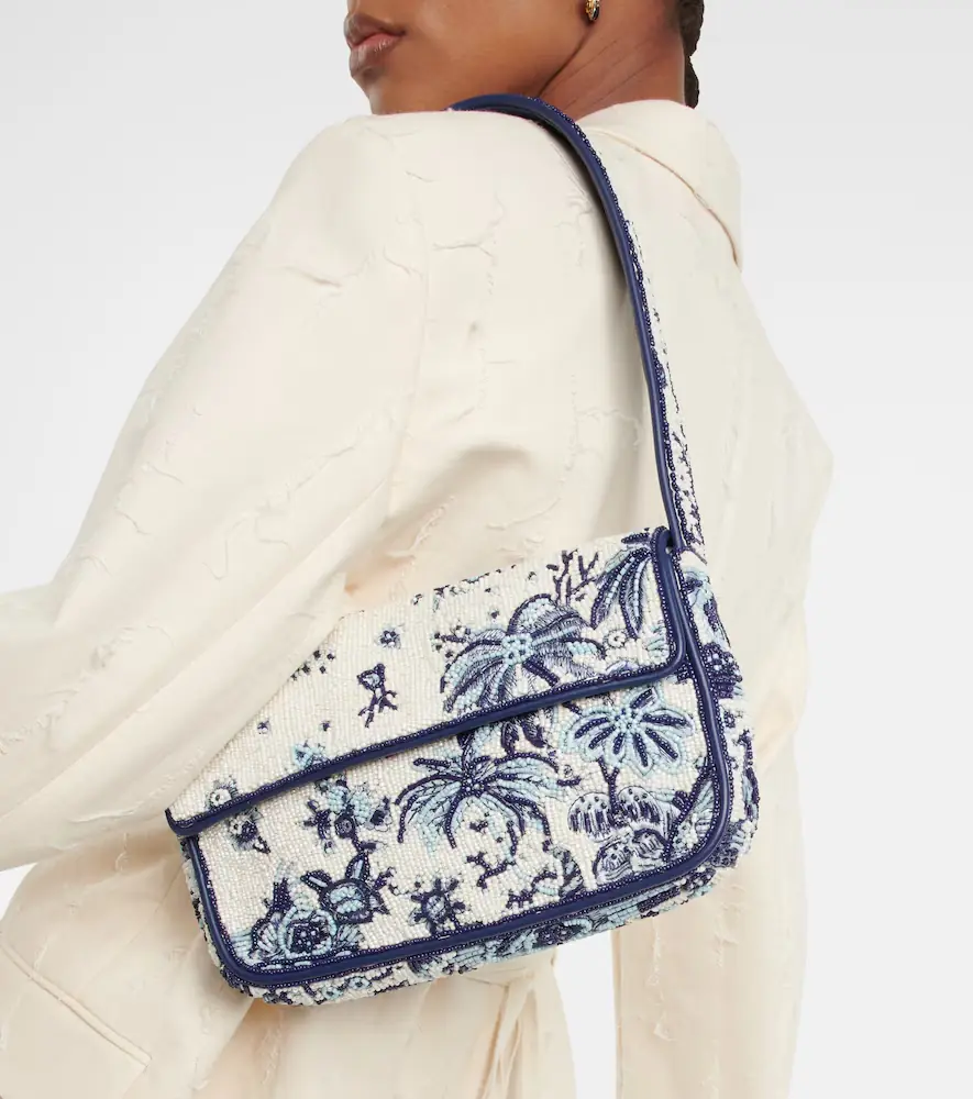 Staud Tommy beaded shoulder bag | Thumbnail 4 Staud Tommy beaded shoulder bag | Thumbnail 4