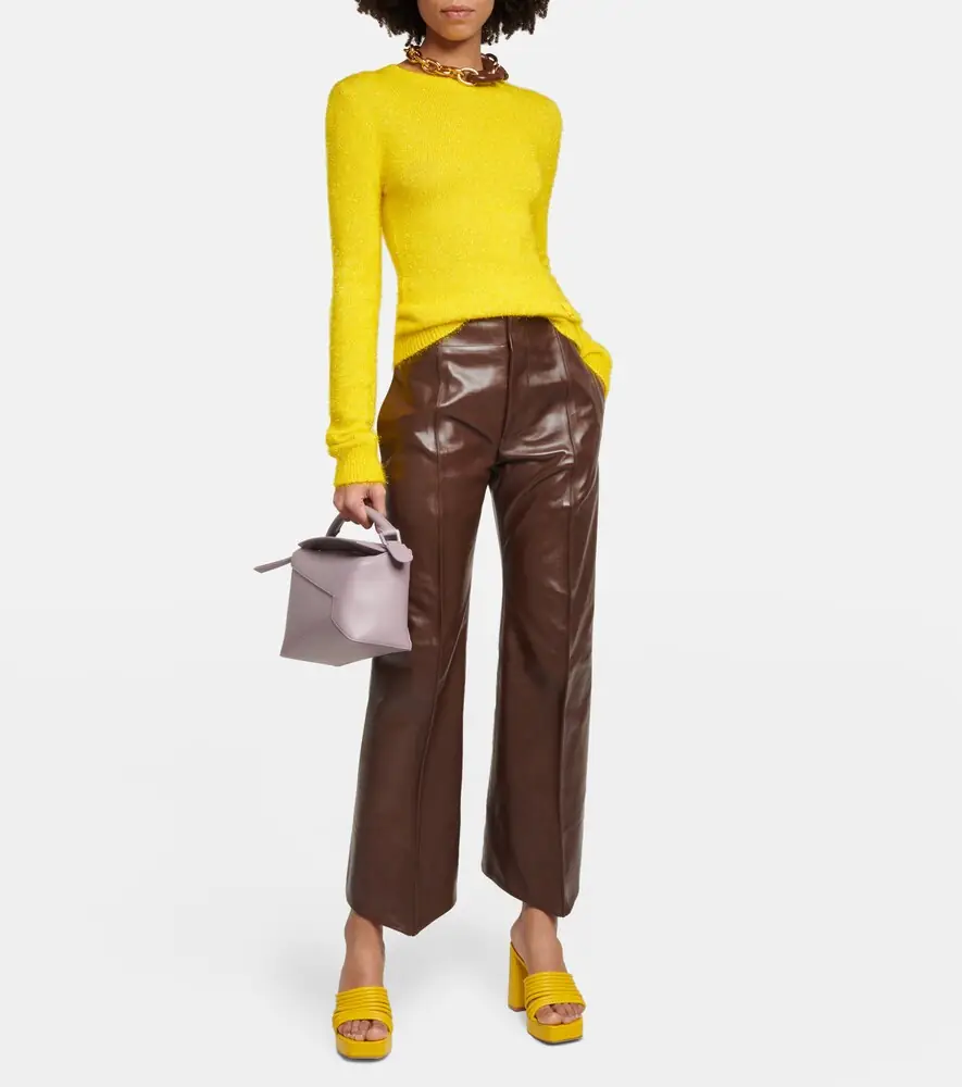 Gianvito Rossi Lena 95 leather mules | Thumbnail 5