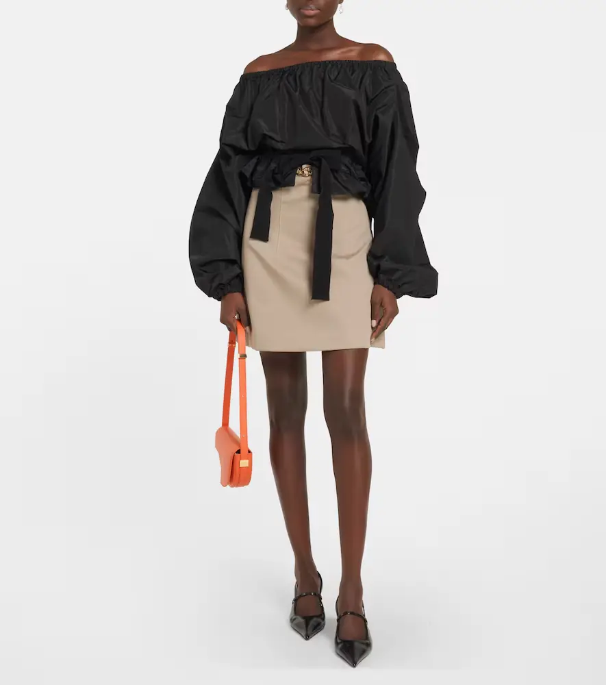 Patou Cotton miniskirt | Thumbnail 4