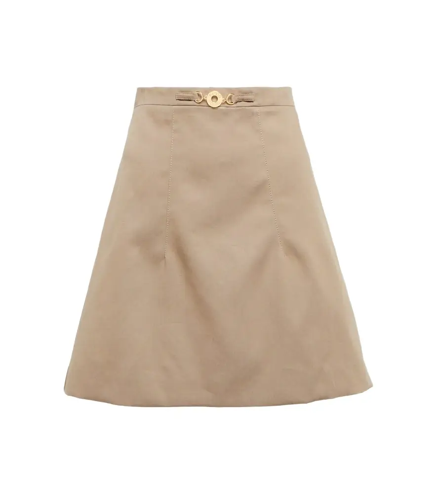 Patou Cotton miniskirt