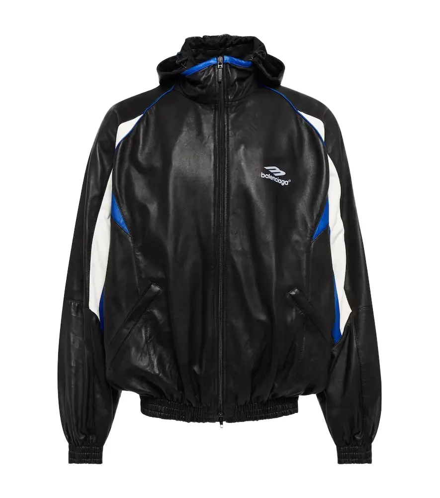 Balenciaga Leather hoodie | Image 1 Balenciaga Leather hoodie | Image 1