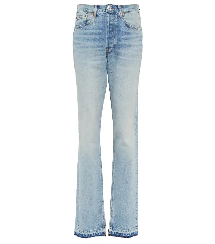 RE/DONE High-rise bootcut jeans