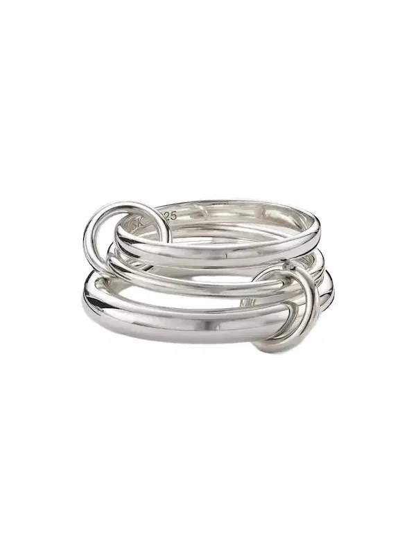 Amaryllis sterling silver ring