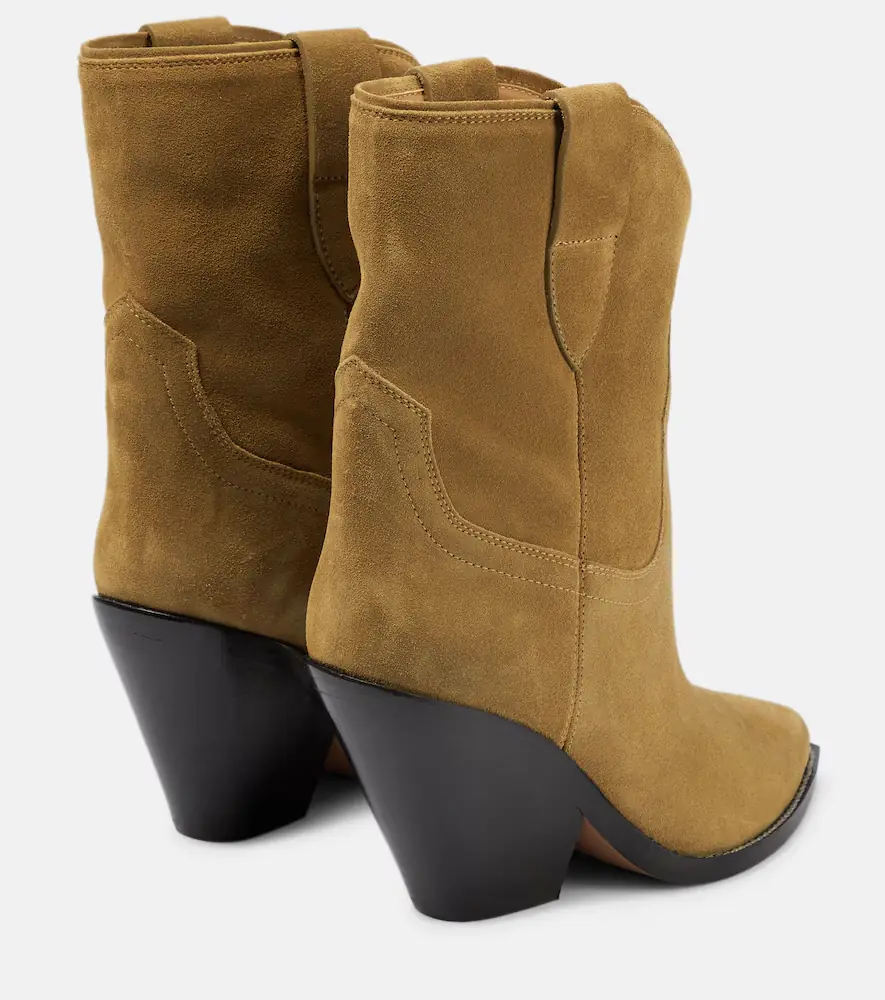 Isabel Marant Leyane suede mid-calf cowboy boots | Thumbnail 4