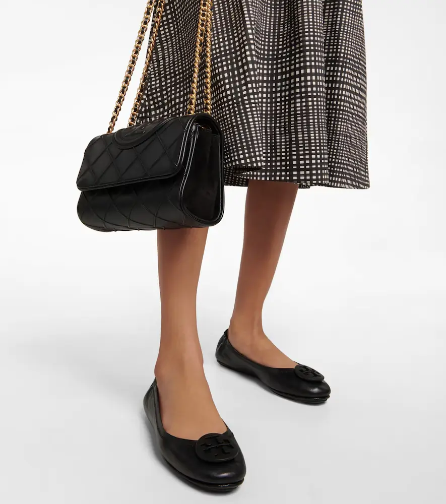 Tory Burch Minnie leather ballet flats | Thumbnail 5