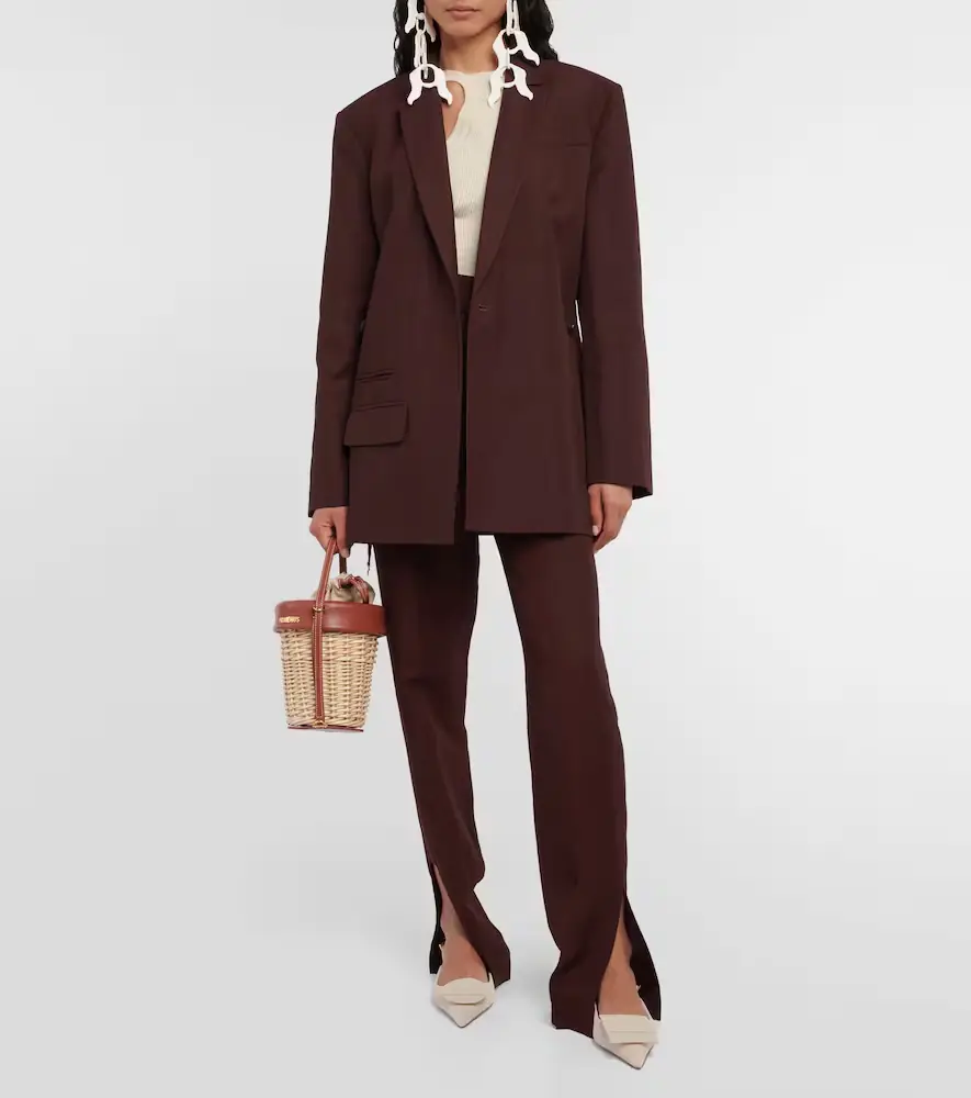 Jacquemus Le Pantalon Tibau high-rise tapered pants | Thumbnail 4 Jacquemus Le Pantalon Tibau high-rise tapered pants | Thumbnail 4