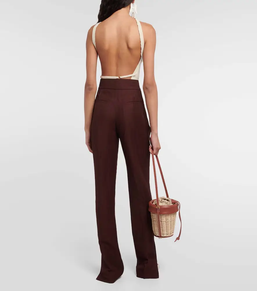 Jacquemus Le Pantalon Tibau high-rise tapered pants | Thumbnail 5 Jacquemus Le Pantalon Tibau high-rise tapered pants | Thumbnail 5