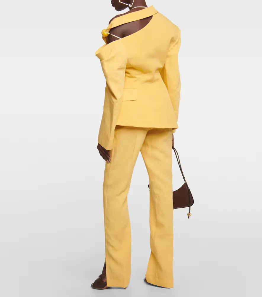 Jacquemus La Veste Baska linen-blend blazer | Thumbnail 3 Jacquemus La Veste Baska linen-blend blazer | Thumbnail 3