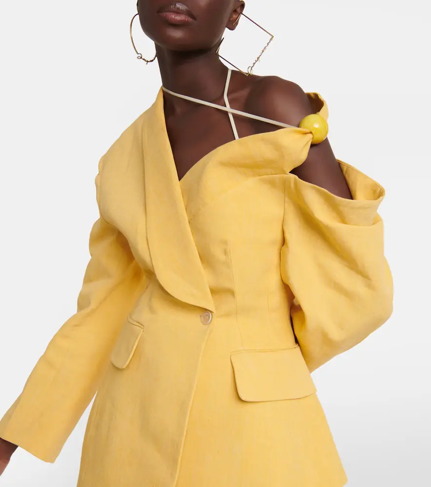 Jacquemus La Veste Baska linen-blend blazer | Thumbnail 5 Jacquemus La Veste Baska linen-blend blazer | Thumbnail 5