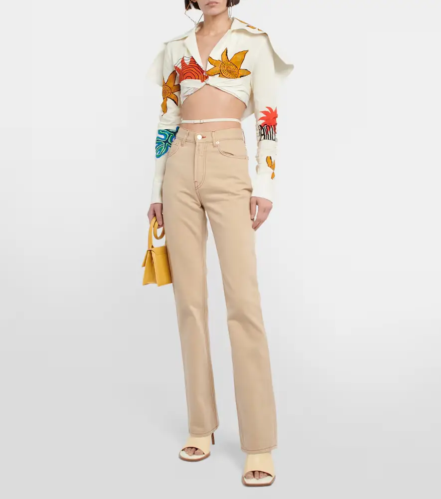 Jacquemus La Chemise Meio printed cropped shirt | Thumbnail 2 Jacquemus La Chemise Meio printed cropped shirt | Thumbnail 2