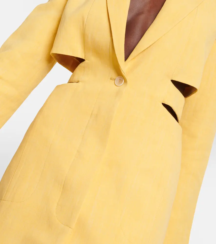 Jacquemus La Robe Bari linen-blend minidress | Thumbnail 5 Jacquemus La Robe Bari linen-blend minidress | Thumbnail 5