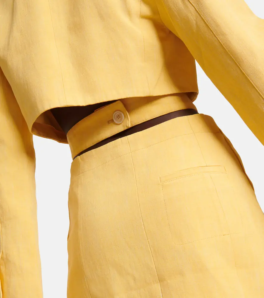 Jacquemus La Robe Bari linen-blend minidress | Thumbnail 6 Jacquemus La Robe Bari linen-blend minidress | Thumbnail 6